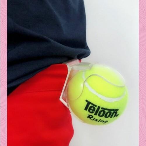1pc ZARSIA Tennis Ball Holder Clips Gripper Plastic for Outdoor Tennis Training Sport