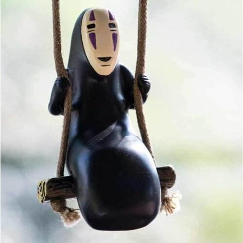 1PCS Cute Anime Faceless Male Pendant Crafts Birthday Gifts Auto Rearview Mirror Hanging Decorations Accessories Home Ornaments