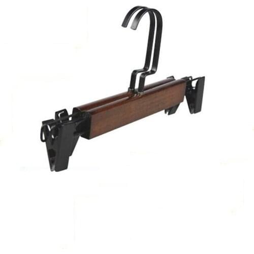 10pcs/lot Solid wood trousers rack adult child wooden hangers for clothes rack