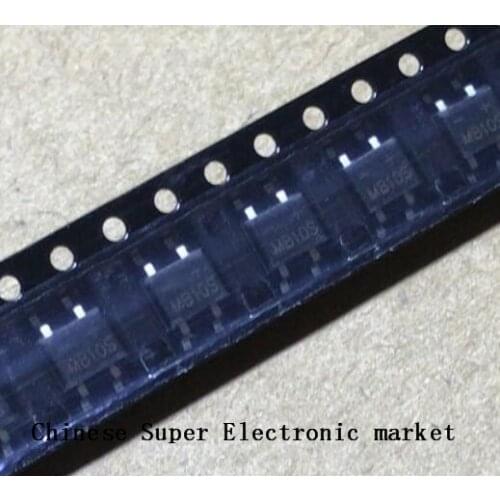 50PCS MB10S SOP-4 1000V 0.5A bridge rectifier