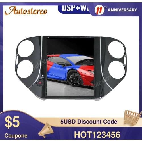 For Volkswagen Tiguan 2010+ Car GPS Navigation Head Unit Android 9 Multimedia Radio Player Auto Audio Auto Stereo Radio Recorder