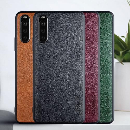 Phone Case for Sony Xperia 10 III coque Retro business PU leather Skin covers for sony 10 III case funda capa