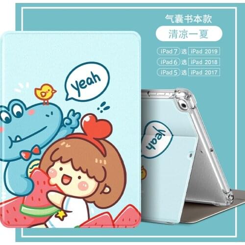 Airbag Cover For iPad 10.2 8th 7th Generation Case 2020 New Air 4 10.9 Case Mini 3 4 5 Pro 11 10.5 Air 3 Capa iPad 9.7 6th Case