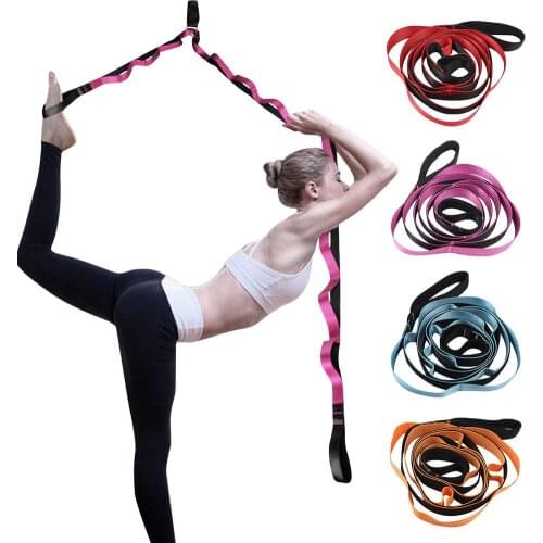 Yoga Stretch Strap Flexibility Stretching Leg Stretcher Straps for Rehabilitation Fitness Workout Dance Stretch Resistance Bands