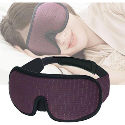 3D Blocking Light Sleeping Eye Mask Soft Padded Travel Shade Cover Rest Relax Sleeping Blindfold Eye Cover Sleep Mask Eyepatch