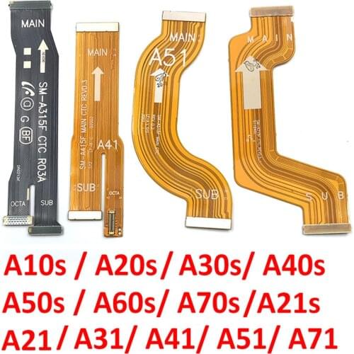 Main Board Flex For Samsung Galaxy A10S A20S A30S A40S A50S A60S A70S A31 A41 A51 A71 A21s Connect Mainboard Motherboard Flex