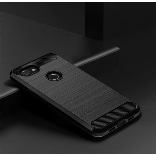 Brushed Texture Phone Case For Google Pixel 3 5 2 XL 4 4A 5G Cover Carbon Fiber Luxury Cases For Google 5A 3A Pixel4 XL Case