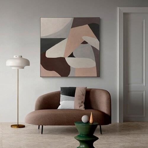 New Arrival Home Decoration Wall Canvas Modern Abstract Oil Painting For Drawing Room Hand Painted Picture Frameless Artwork