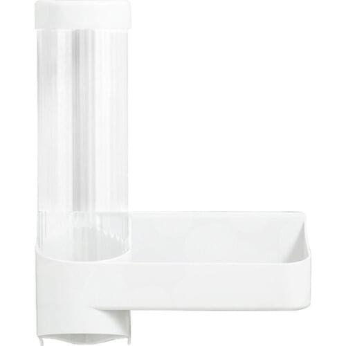 Disposable Paper Cups Holder For Water Dispenser Wall Mounted Automatic Cup Taker With Lid Storage Rack Container Dust-Proof