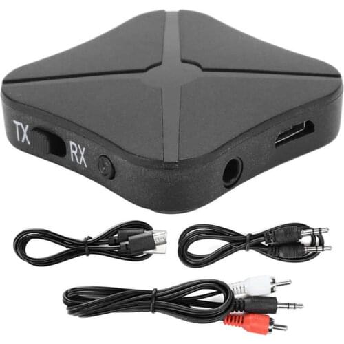 Bluetooth Audio Transmitter Receiver 2 In 1 Bluetooth Receiver Transmitter Wireless for RCA to 3.5mm Assist Audio Adapter