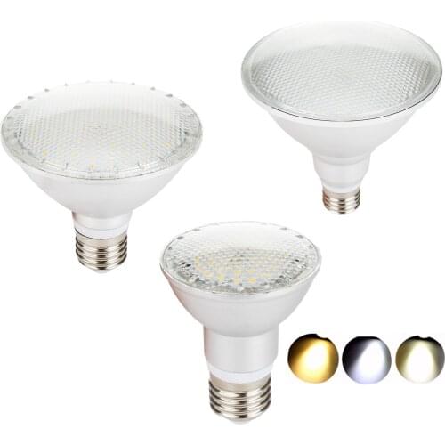 High Power Dimmable LED Spotlight Bulb E27 14W 24W 30W 2835 SMD PAR20 PAR30 PAR38 Warm White Lamp Bright Corn Light Downlight