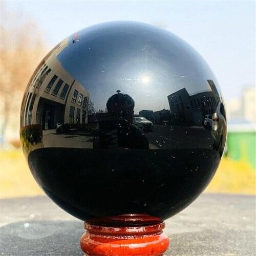 Natural Crystal Heal Obsidian Crystal Ball for Fengshui Ball sphere, Meditation, Crystal Healing 1pc