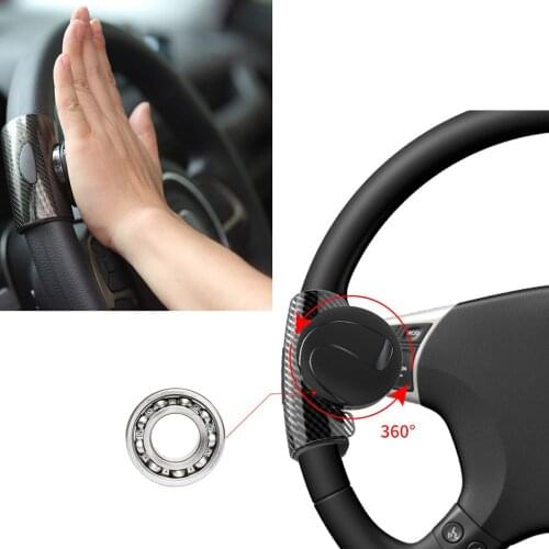 Sindax Practical Safe 360 Steering Wheel Knob Ball Booster Auto Car Styling Handle Control Spinner Durable Plastic Rubber pad