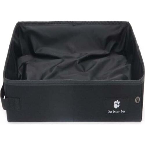 Foldable Cat Litter Box Waterproof Outdoor Travel Toilet for Puppy Dogs Cleaner Pan