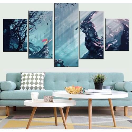 Modern Canvas HD Print Wall Art Modular Poster Home Decor Framework 5 Pieces Anime Berserk Painting Pictures For Living Room