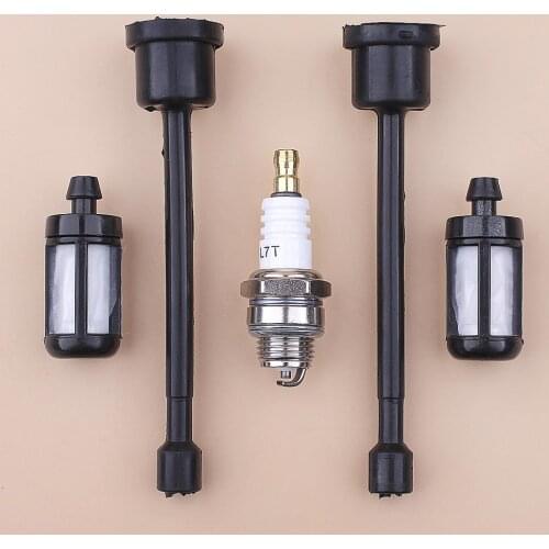 Fuel Filter Line Hose Spark Plug Kit For Stihl 08 S10 TS350 TS360 050 051 070 075 076 090 Chainsaw