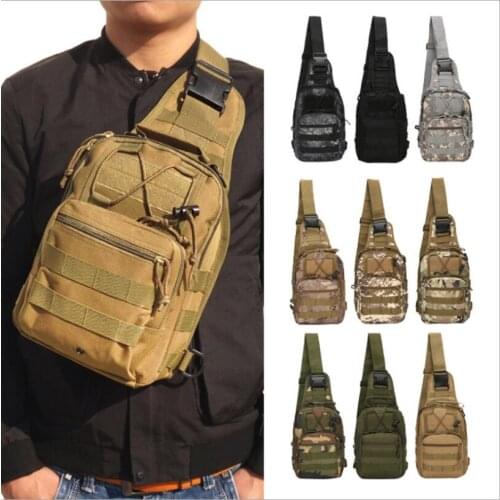 Military Tactical Backpack Camouflage Molle Shoulder Bag Hiking Camping Climbing Daypack 600D Backpack Hunting Outdoor