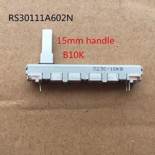 Japan ALPS 4.5cm Slide Potentiometer Mono B10K RS30111A602N Mixer Fader