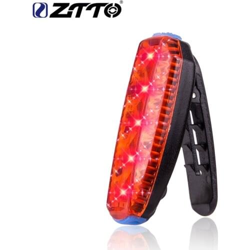 ZTTO USB Li-po Battery Rechargeable Road Mountain Bicycle Bike Clip Waterproof Taillight Running Light WR03