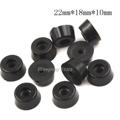 10PCS/Lot Black Plastic Furniture Chair Leg Caps PVC Plastic Feet Protector Pads 5 Syles Furniture Table Covers Round Bottom