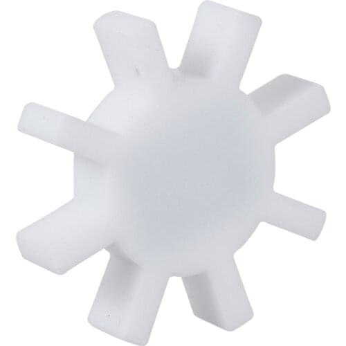 1Pc Magnetic Stirrer Mixer Stir Bars Stirring Bars White Octagonal Spin Gears