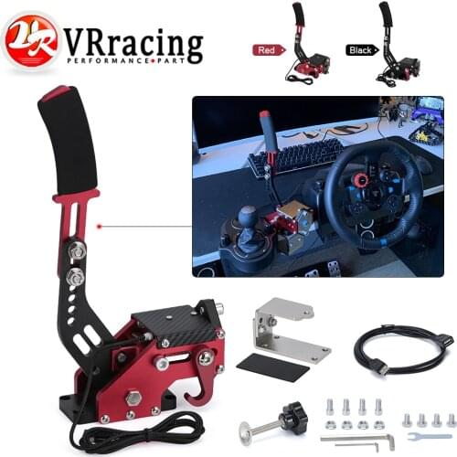 14Bit PC USB Handbrake for SIM Auto Racing Games G25/G27/G29 T500 Steel And Aluminum RALLY Adjustable For PC Windows