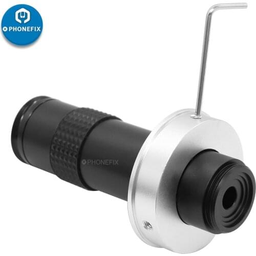 1X - 120X Continuous Zoom C-mount Lens High Coverag Distance Zoom ratio 15:1 For CCD CMOS Industry Video Microscope Camera Lens