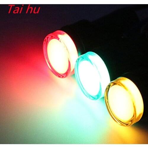 22mmIndicator Signal Lamp Light Waterproof ad16-22ds AC/DC 12V 24V 110V 220V 380V Red Green Yellow Blue White LED