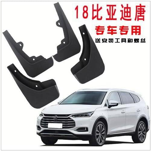 4PCS special for BYD TANG 2018 2019 AUTO Mudguards car fender Mud Flaps Mudflaps