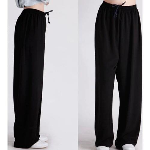 7colors Unisex Summer high stretch hemp practise tai chi trousers martial arts pants Tai chi Kung fu high quality