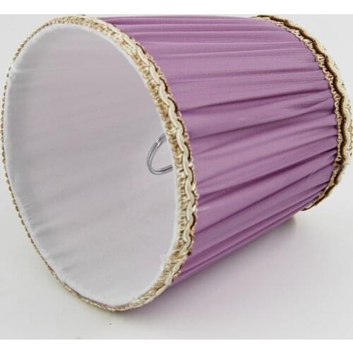 DIA 13.5cm/ 5.31 inch Chandelier Lamp Shade: Beautiful Designs To Illuminate Your Home, Purple Color Mini lampshades,Clip On