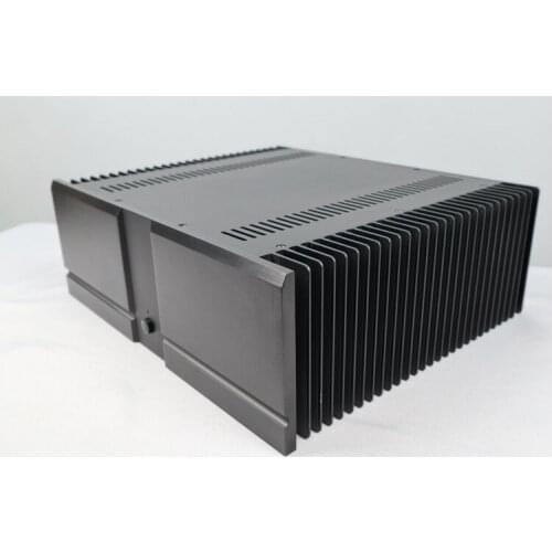 A2 Aluminum chassis Class A Power amplifier case Amplifier enclosure 430X150X361mm