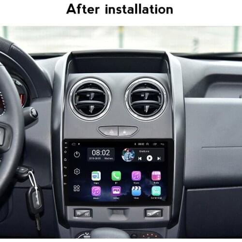 4 Core Head Unit Android For Renault Duster 2015 2016 2017 2018 Car Radio Multimedia Video Player Navigation GPS BT No 2 Din