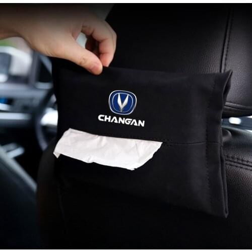 Car hanging type armrest box tissue storage bag Disposable paper napkin paper box for CS75 PLUS CS95 CS35 alsvin CS15 Eado CX20