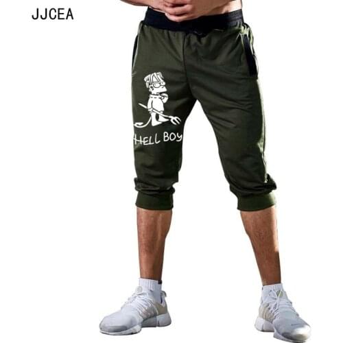New 2018 Summer Men Casual Sweatpants Shorts 3/4 Trousers Short Fitness Clothing Bodybuilding Men Shorts Summer Cotton Trousers