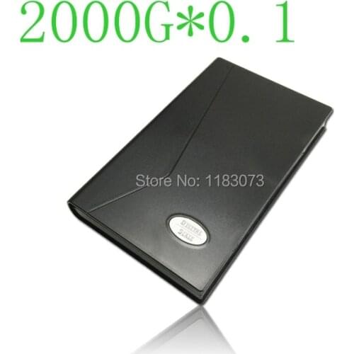 2kg Jotter Shape Digital Jewelry Kitchen Scales 2000g 0.1g Portable LCD Notebook Scale Electronic Weighing Balance FreeShipping