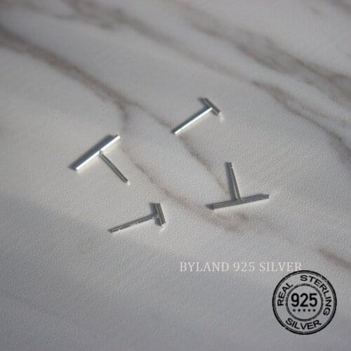 Round Sticks Earrings For Women 925 Sterling Silver New High Quality Temperament Korea Fashion Lady Student Daily Jewelry INEFFA