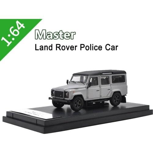 Diecast1:64 Scale Guard Police Car Simulation Alloy Off-road Vehicle Model Metal Toy Collection Kid Souvenir Child Gift Display