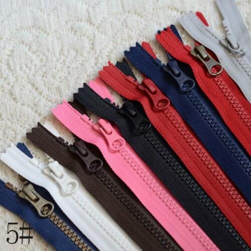 20Pcs/lot Short Plastic Resin YKK Zipper Close End Fasteners Black Red White Blue 15cm 20cm 25cm Handmade Sewing Accessories