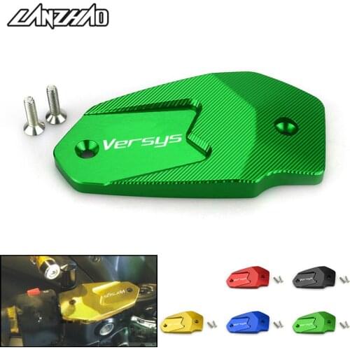 VERSYS 650 Motorcycle Front Reservoir Tank Cover Oil Cup Cap CNC Aluminum Accessories for Kawasaki Versys 650 2017 2018 2019