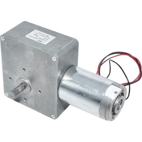 High torque self-locking DC gear motor worm gear motor 12V/24V multi-speed large torque positive and negative speed adjustable