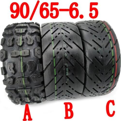 11 inch Electric Scooter accessories Road tire off road tire 90 / 65-6.5 vacuum non pneumatic fat tire