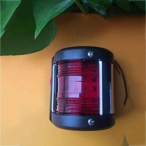 LED Marine Navigation Light Waterproof Boat Side Red Green Bow Light Sailing Signal Lamp 12V