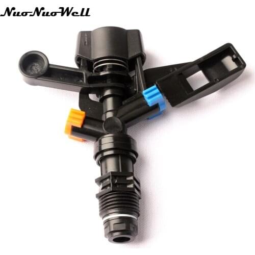 5pcs NuoNuoWell 1/2" Water Sprinkler Spray Nozzle Connector Plastic Rotate Rocker Arm Garden Irrigation System Garden Supplies