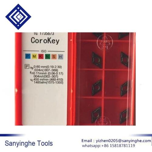 Free shipping high quality 50pcs/lots DCMT070204-PM 4225 / DCMT070204-PM 4235 / DCMT070204-PM 4325 cnc carbide turning inserts