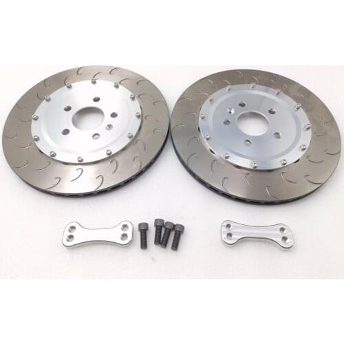 Audi-A4L-B9 motor vehicle rear wheel brake accessories 355X12 brake disc and center cap with aluminum bracket