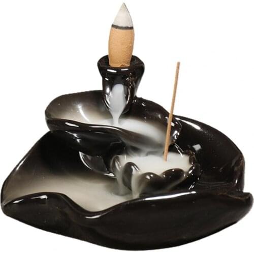 Incense Burner Eco-friendly Decorative Monk Shaped Handcrafted Beautiful Censer Holder for Decorating