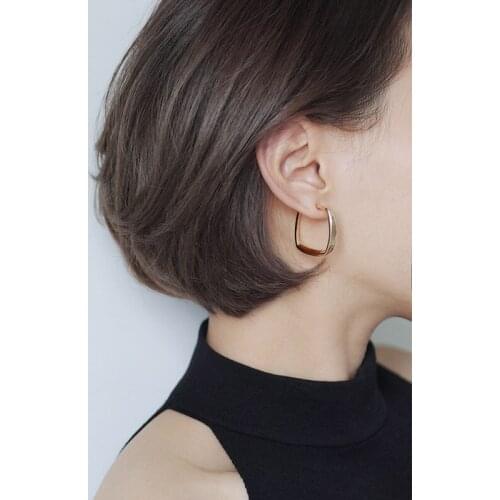 Fashion Retro French Noble Earrings 2021 Trend New Temperament All-match Womens Gold And Silver Jewelry Accessories