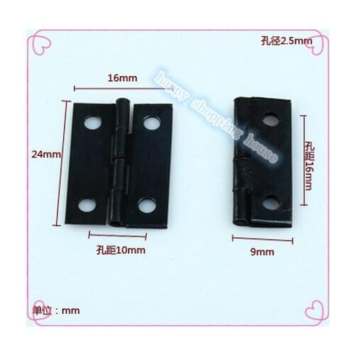 Hinges for wooden wine box & decorative hinges 1 inch iron hinge black