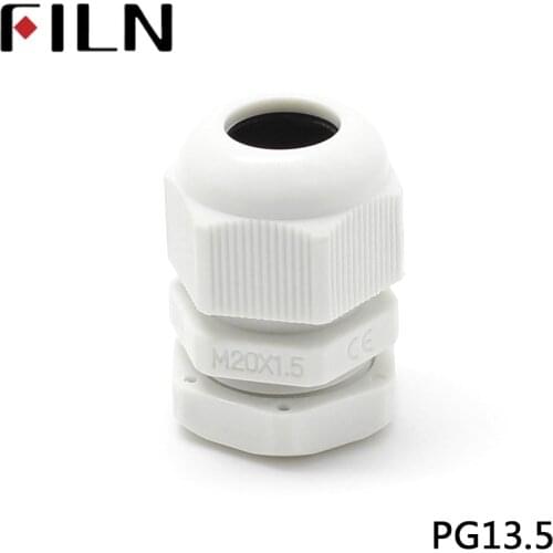 PG13.5 M20X1.5 cable gland sizes Nylon waterproof compression cable gland electric used
